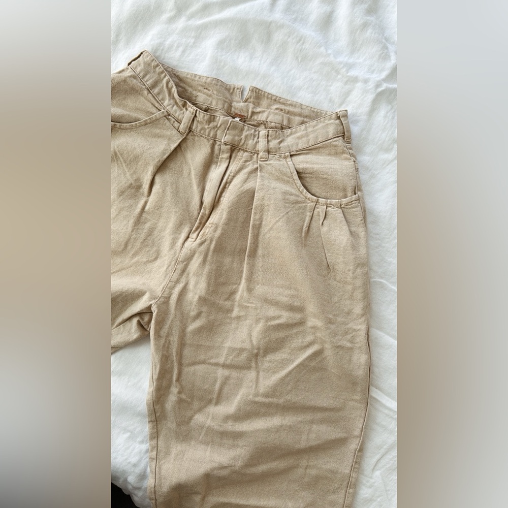 Free People Sweet Talk Chino Pants in Croissant US 4 - Picture 7 of 7